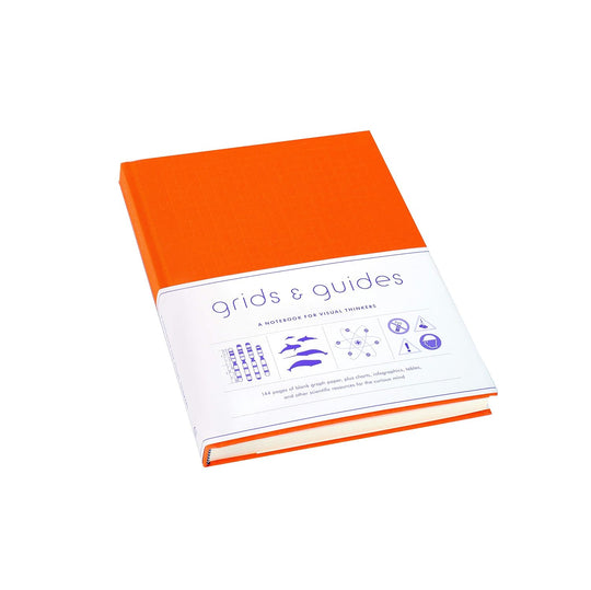 Grids &amp; Guides (Orange) Notebook: A Notebook for Visual Thinkers