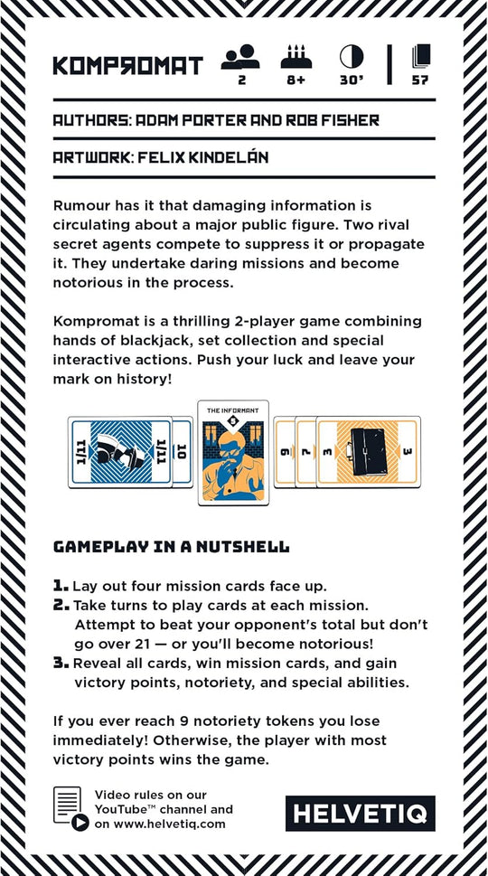 Kompromat Card Game
