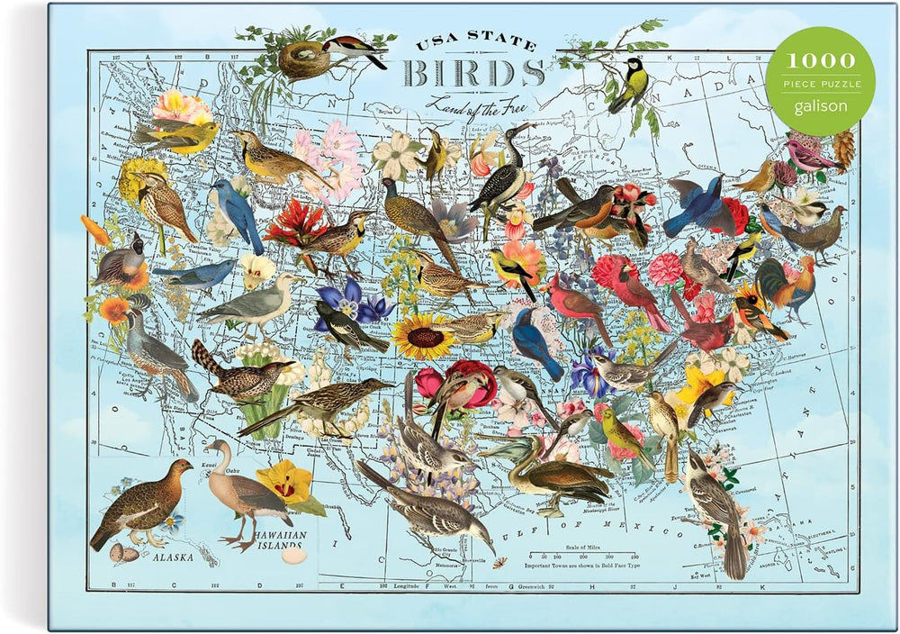 State Birds 1000 Piece Jigsaw Puzzle