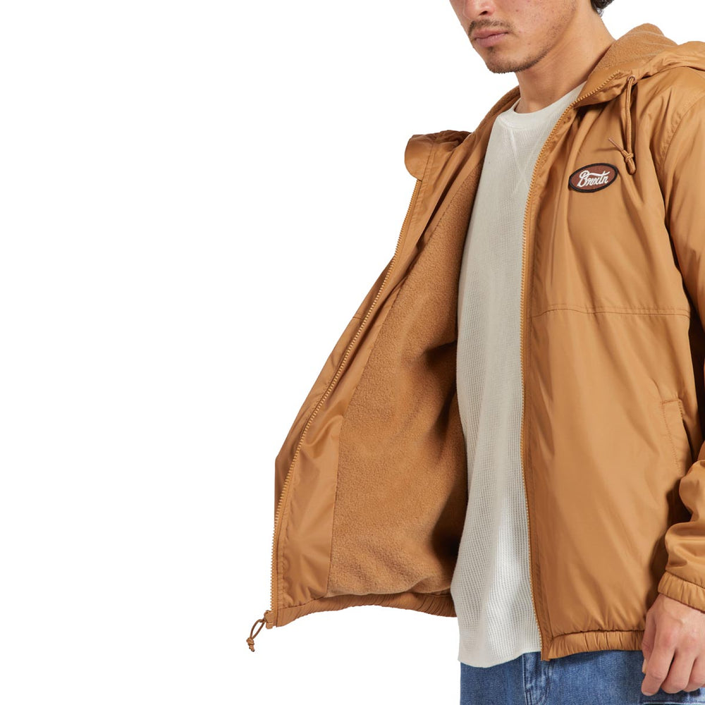 Claxon Parson's Fleece Lined Jacket - Tobacco Brown