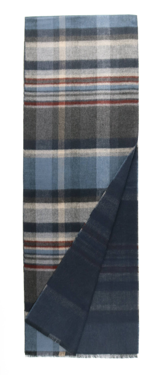 Multi Plaid/ Solid Reversible