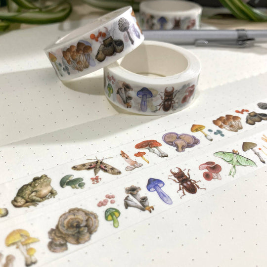 Fungi &amp; Friends Washi Tape