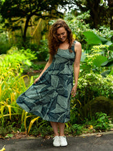 Load image into Gallery viewer, Tropics Organic Midi Fit + Flare Dress
