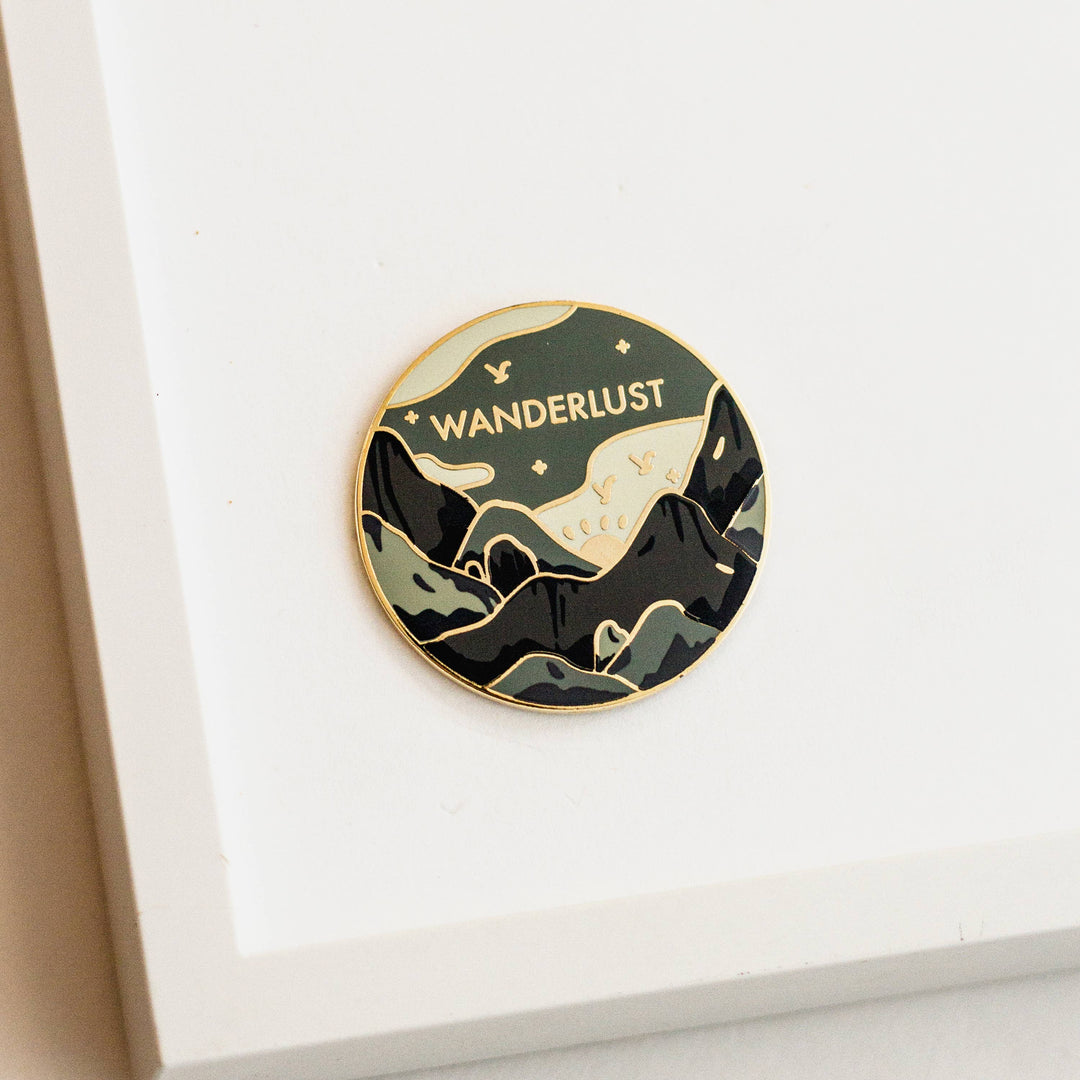 Wanderlust Enamel Pin