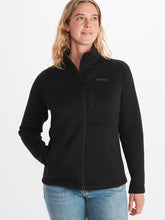 Load image into Gallery viewer, Women&#39;s Drop Line Fleece Jacket - Black
