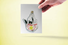 Load image into Gallery viewer, Thank You Bag Cat - Funny Thank You Card
