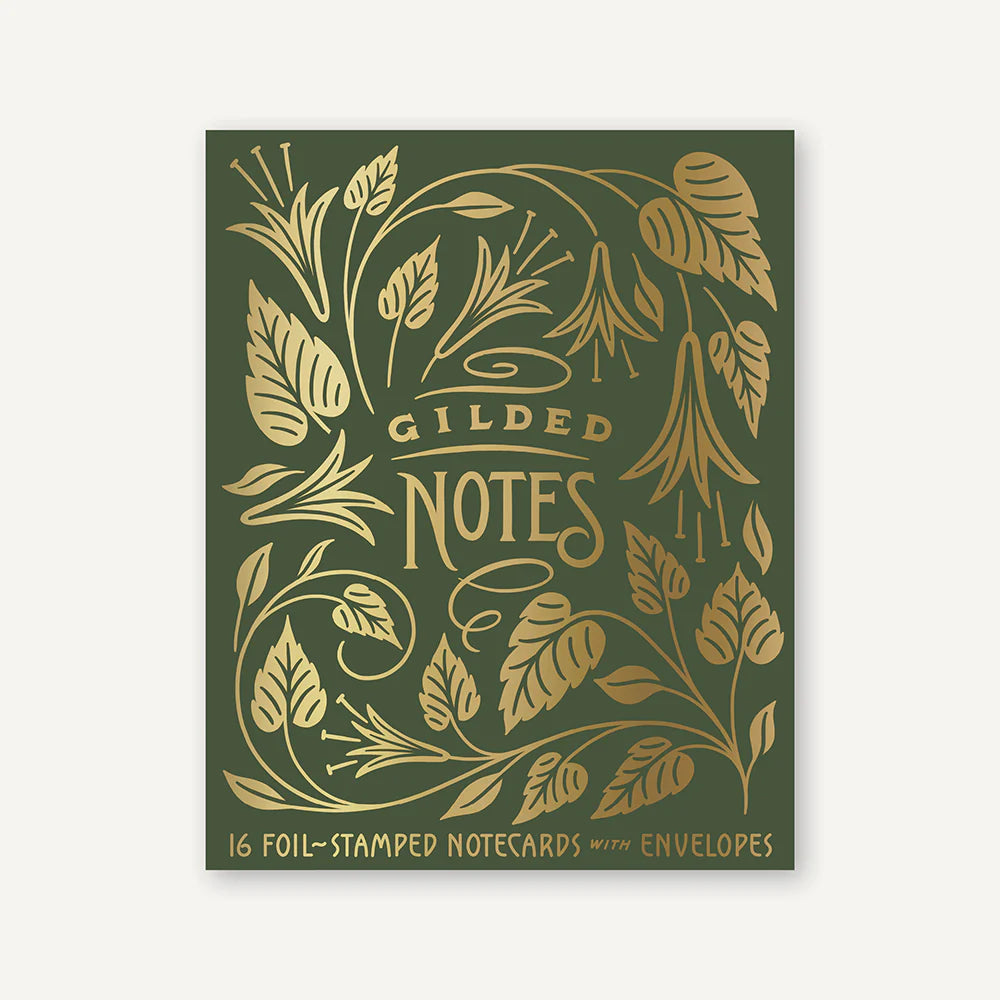 Gilded Note Cards