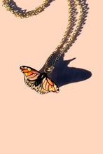Load image into Gallery viewer, Tiny Flutter in Monarch Necklace
