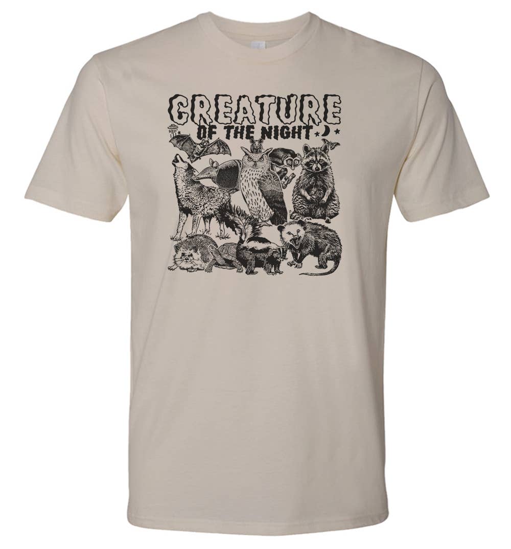 Creature of the Night Shirts Funny Cool Nature Graphic Tee