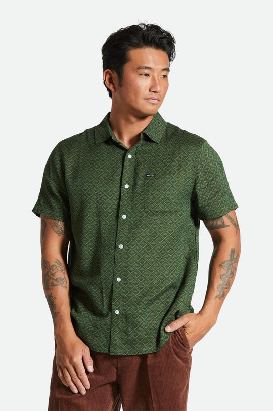 CHARTER PRINT S/S WOVEN SHIRT
