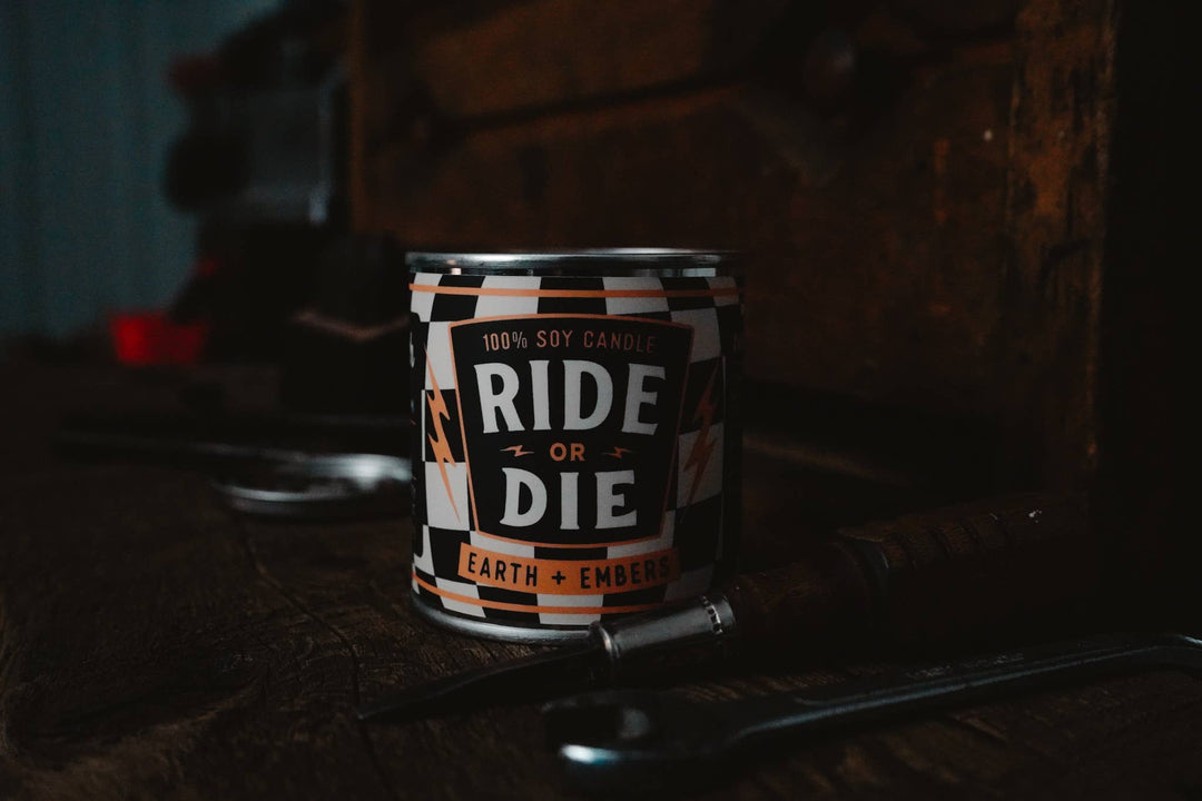 Ride Or Die | Earth &amp; Embers 8oz Soy Candle