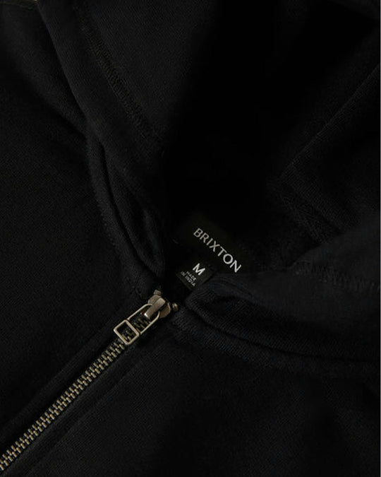 Embroidered Heavyweight Oversized Full-Zip Hoodie