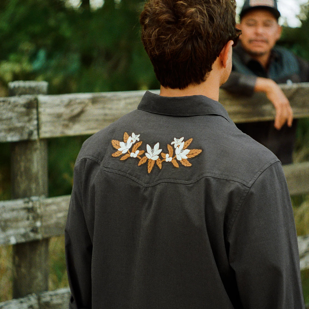 Crosscut Deluxe L/S- Orange Blossoms