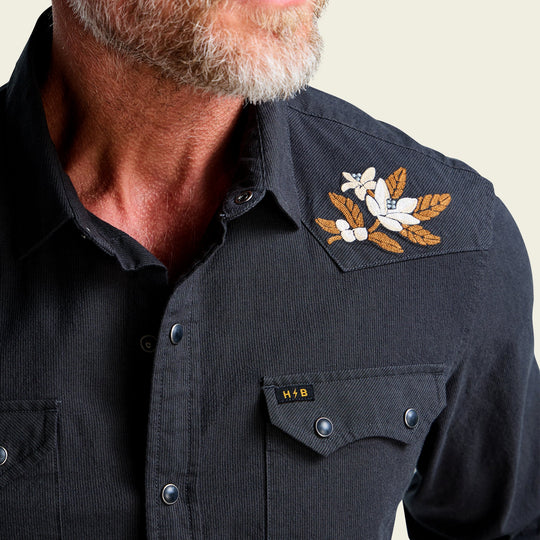 Crosscut Deluxe L/S- Orange Blossoms