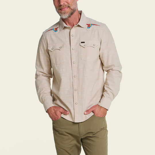 Crosscut Deluxe L/S- Parrot Patrol