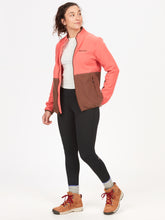 Load image into Gallery viewer, Women&#39;s Rocklin Full-Zip Jacket - Grapefruit/Pinecone

