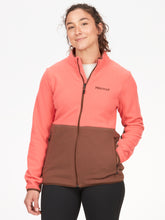 Load image into Gallery viewer, Women&#39;s Rocklin Full-Zip Jacket - Grapefruit/Pinecone
