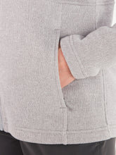 Load image into Gallery viewer, Women&#39;s Drop Line Fleece Jacket - Sleet
