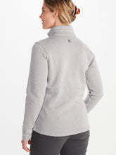 Load image into Gallery viewer, Women&#39;s Drop Line Fleece Jacket - Sleet

