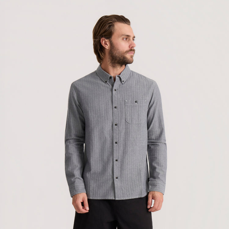 Scholar Chambray Button Up Shirt