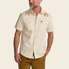 Load image into Gallery viewer, Crosscut Deluxe Shortsleeve Shirt -  Fowl Play : Off White Dobby
