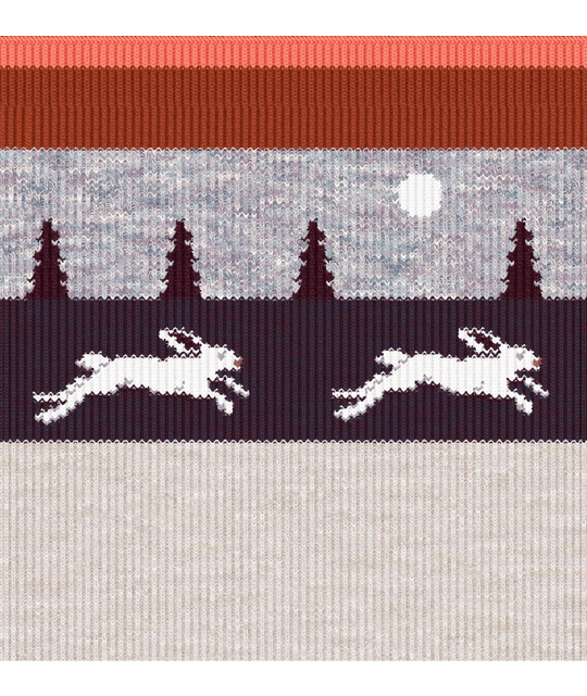Everyday Hare Chase Crew Socks