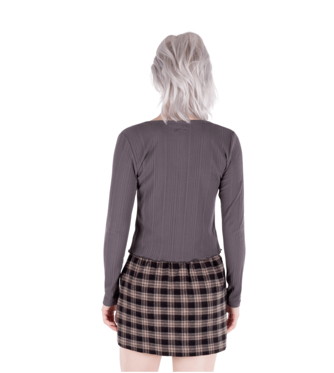 Madison Button Front Long Sleeve