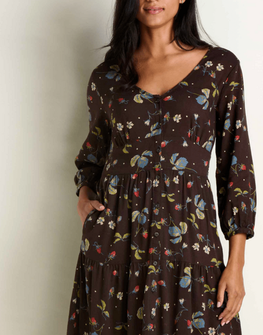 Manzana Tiered Midi Dress