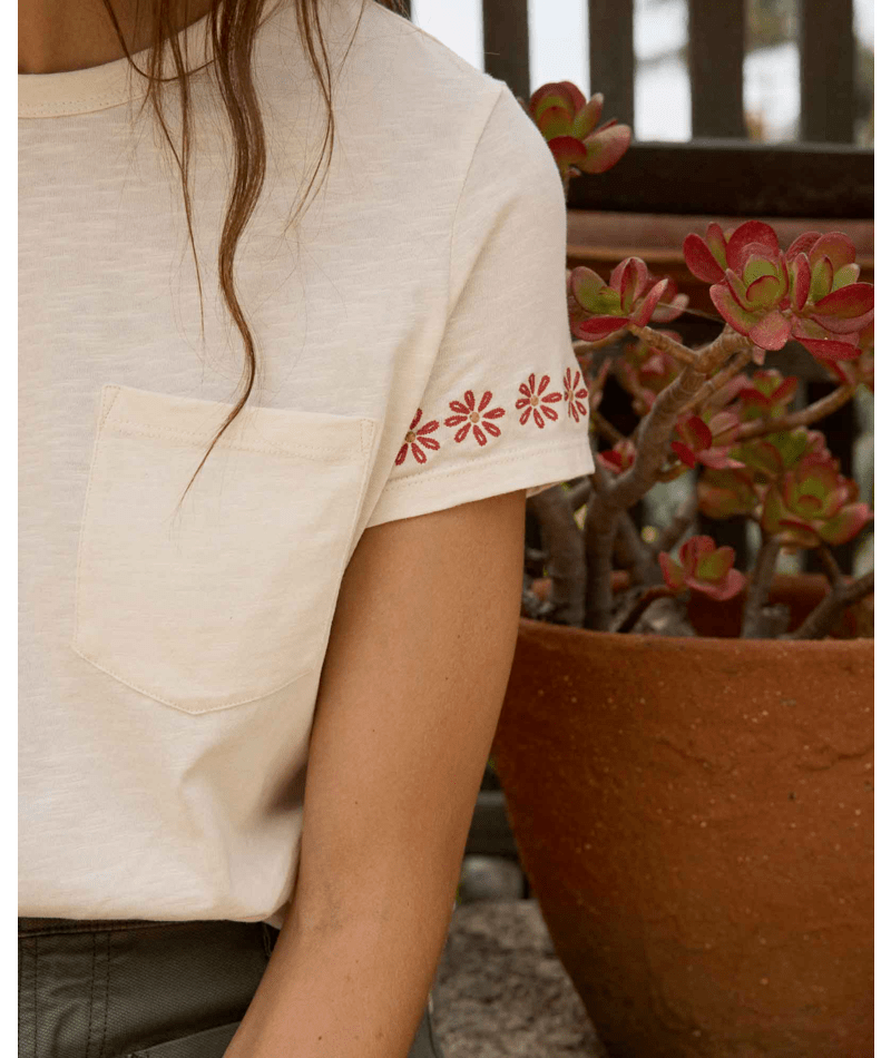 Primo SS Crew Embroidered