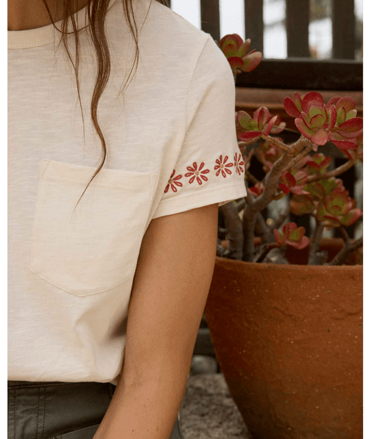 Primo SS Crew Embroidered