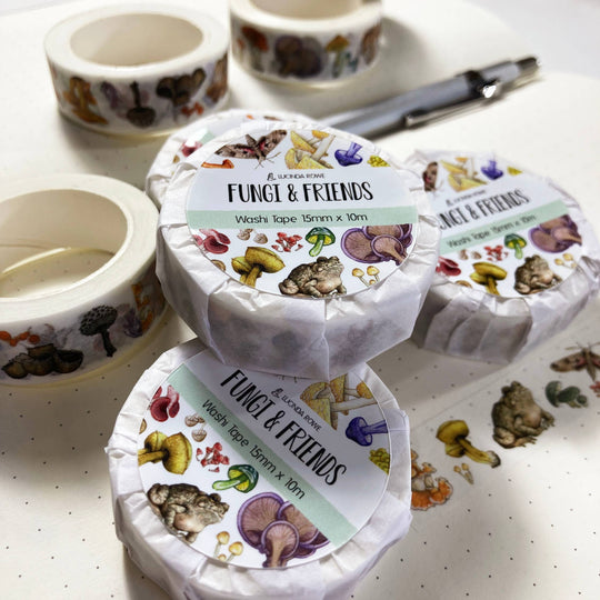 Fungi &amp; Friends Washi Tape