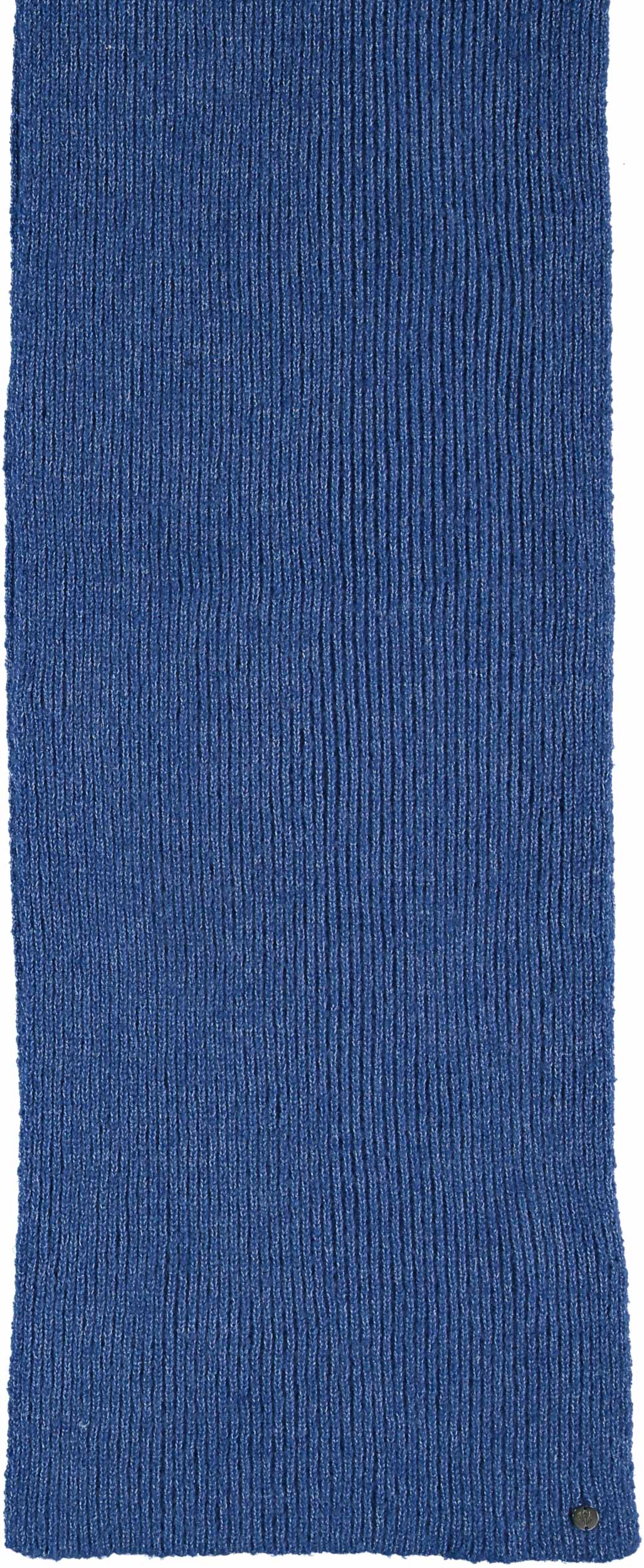 Sustainability Edition Solid Knit Recycled Scarf: Royal blue
