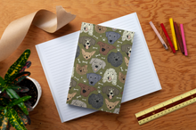 Load image into Gallery viewer, Doggies Classic Layflat Journal Notebook
