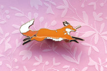 Load image into Gallery viewer, Red Fox Thief Enamel Pin
