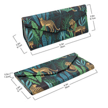 Load image into Gallery viewer, Cheetah Glasses Case – Fun, Magic – Vegan Leather
