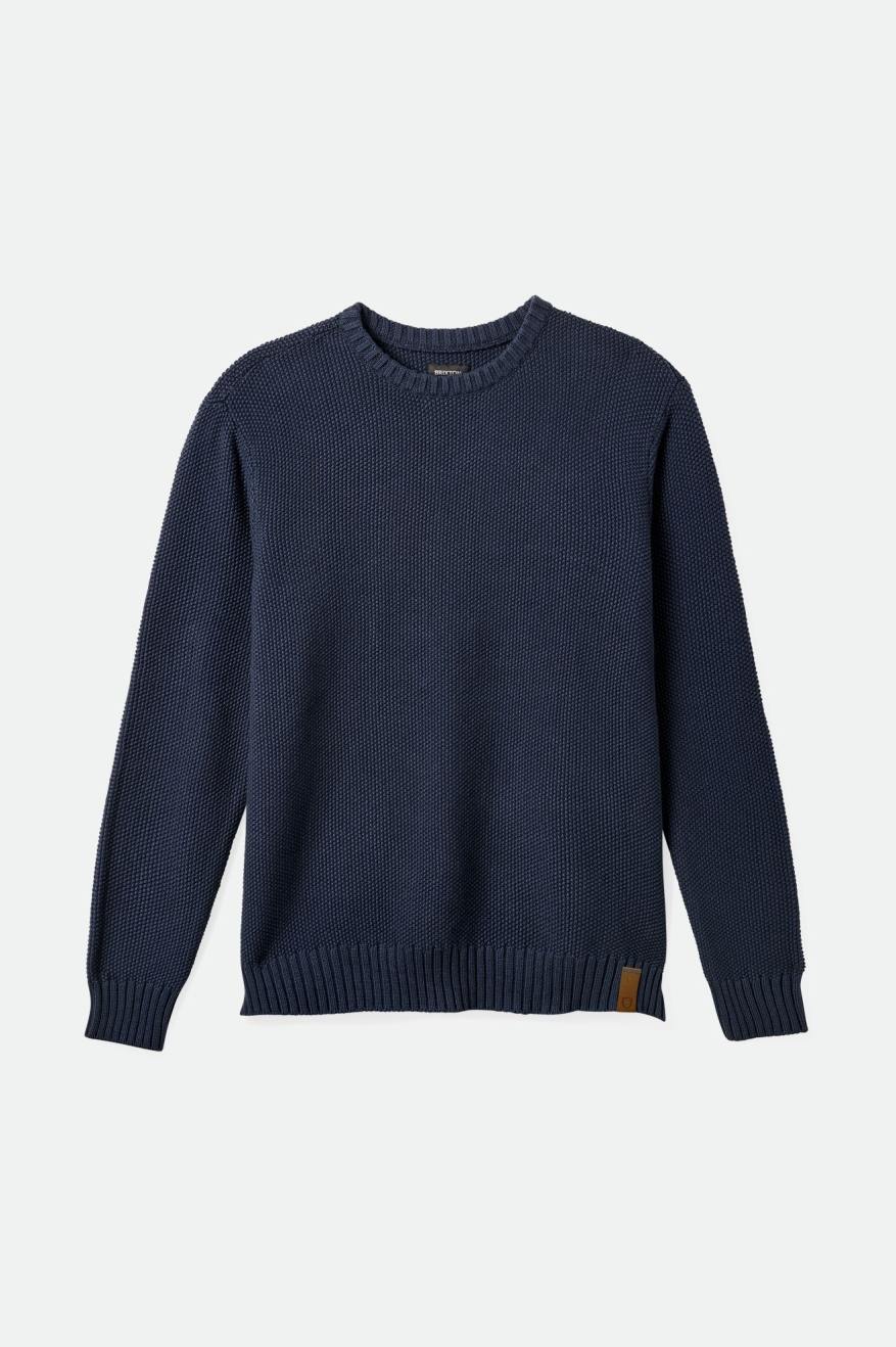 JACQUES WAFFLE KNIT SWEATER - Ombre Blue