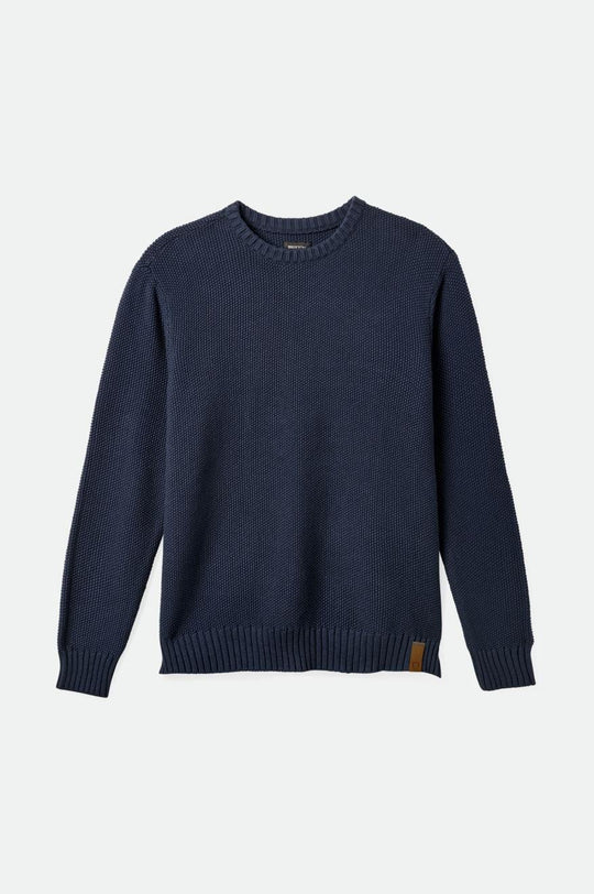 JACQUES WAFFLE KNIT SWEATER - Ombre Blue