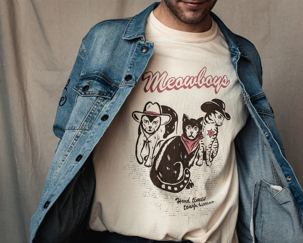 Meowboys Tee