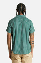 Load image into Gallery viewer, CHARTER HERRINGBONE STRIPE S/S WOVEN SHIRT
