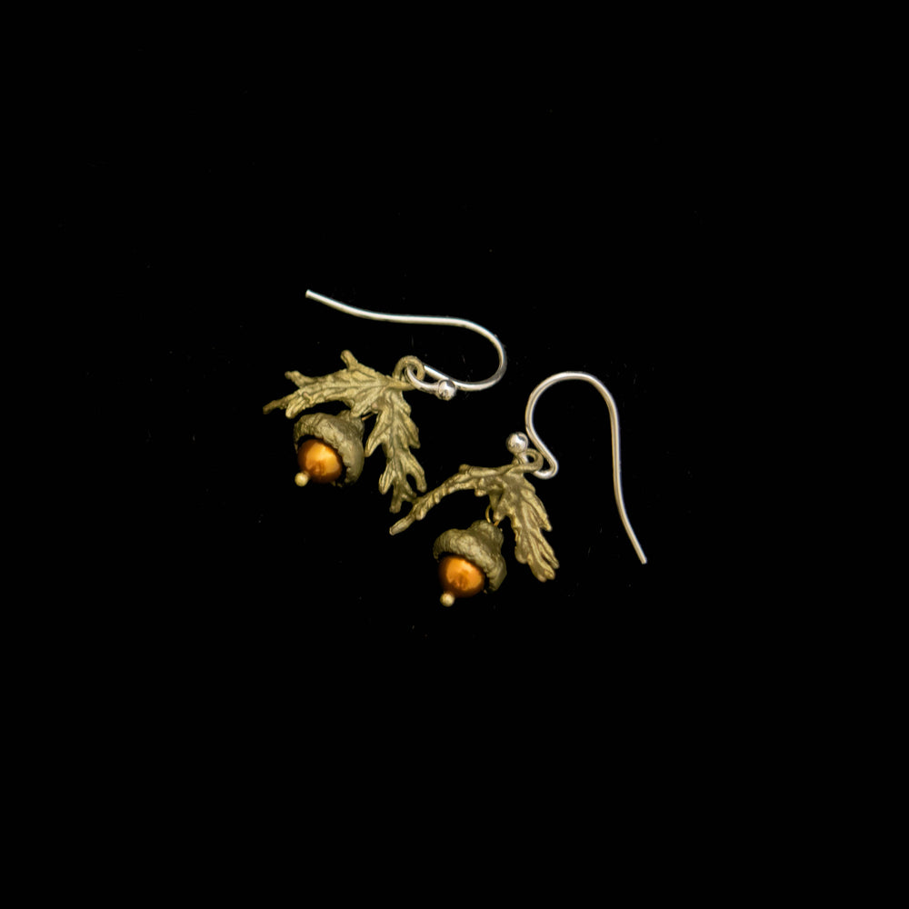 Acorn Wire Earrings