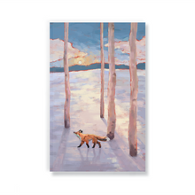 Load image into Gallery viewer, Snowbound Fox Classic Layflat Journal Notebook
