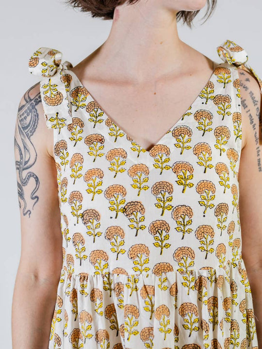 Lorelei Tiered Dress Marigold