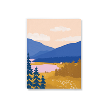 Load image into Gallery viewer, Mountain Majesty medium layflat notebook
