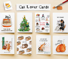 Load image into Gallery viewer, Cats VS Elf - Funny Christmas Card
