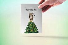 Load image into Gallery viewer, Tree Topper Cat - Funny Christmas Card
