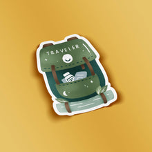 Load image into Gallery viewer, Traveler's Backpack Matte Vinyl Sticker
