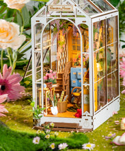 Load image into Gallery viewer, DIY Miniature House Book Nook Kit: Garden House
