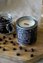 Load image into Gallery viewer, Dark Roast | Coffee + Cream 8oz Soy Candle
