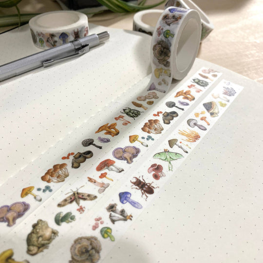 Fungi &amp; Friends Washi Tape