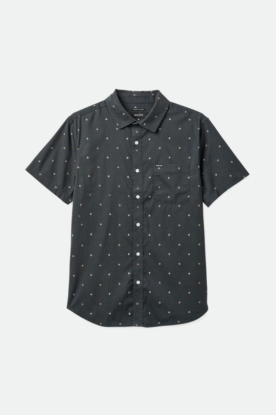 Charter Print S/S - Washed Black Pyramid